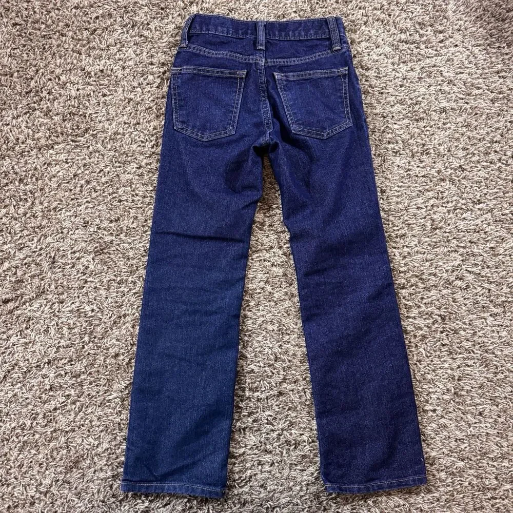 SET OF 2 Old Navy Denim Jeans Boys Youth Sze 8 Slim Adjustable Waist Five Pocket